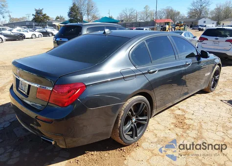 2012 BMW 750I xDrive из США, поврежденный, VIN WBAKC6C51CC397261